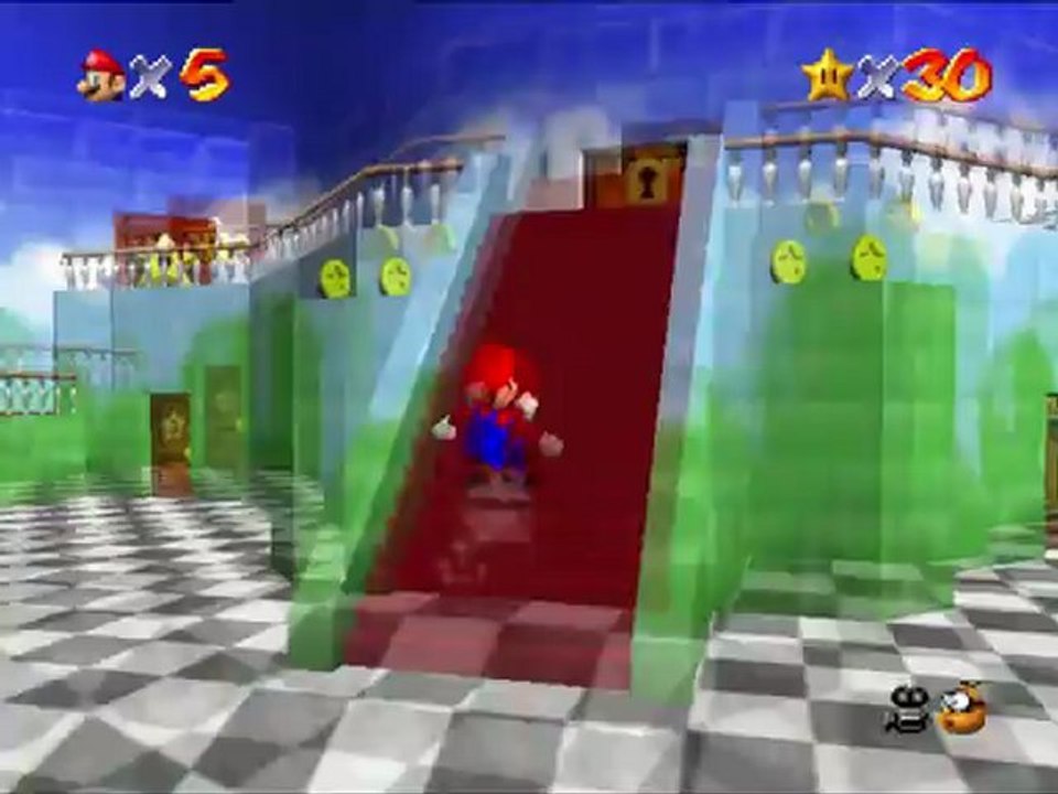 Let's Play Super Mario 64 HD #006 - Erster Bowser Kampf