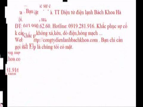 Sửa máy giặt sanyo tại Hà Nội. TT Điện tử điện lạnh Bách Khoa Hà Nội. ĐT: 043.990.62.60