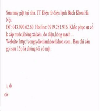 Sửa máy giặt electrolux tại Hà Nội. TT Điện tử điện lạnh Bách Khoa Hà Nội. ĐT: 043.990.62.60