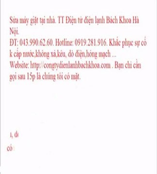 Sửa máy giặt panasonic tại Cầu Giấy. TT Điện tử điện lạnh Bách Khoa Hà Nội. ĐT: 043.990.62.60