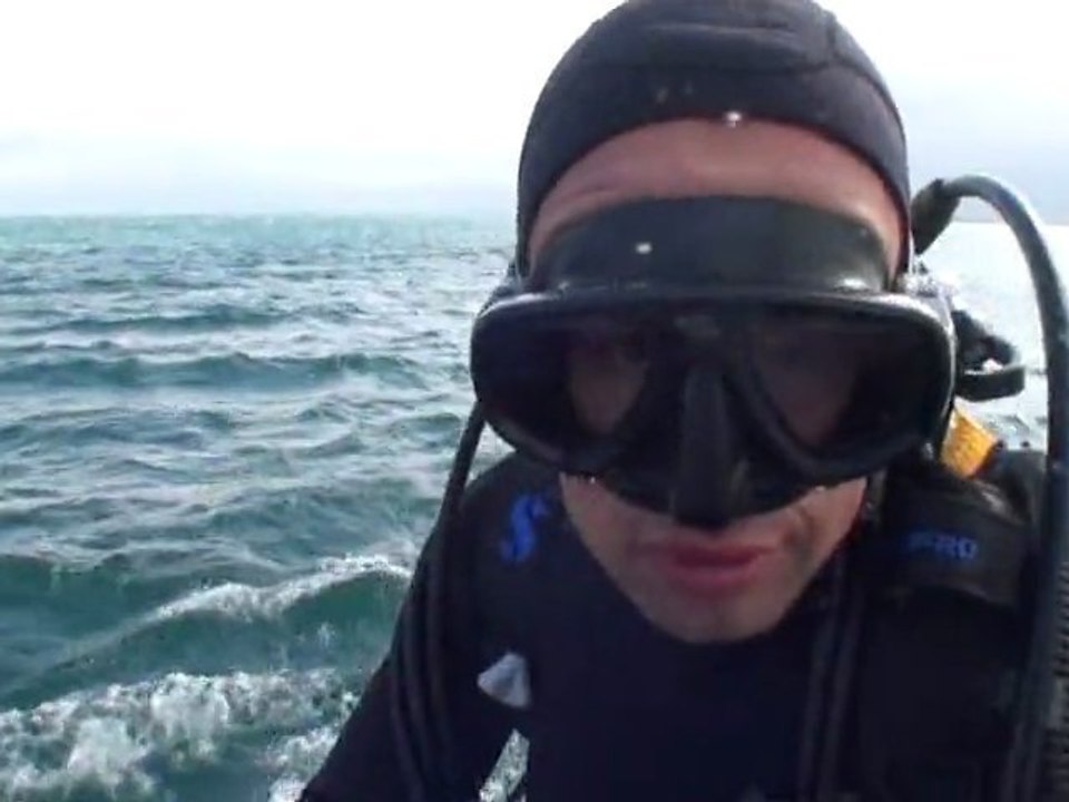 Plongée au pied du fort de Chavagnac