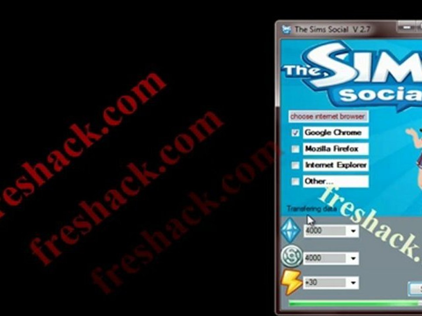 ⁣The Sims Social Cheat Engine