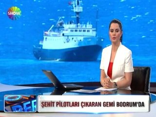 Şehit pilotları çıkaran gemi Bodrumda - 08 temmuz 2012