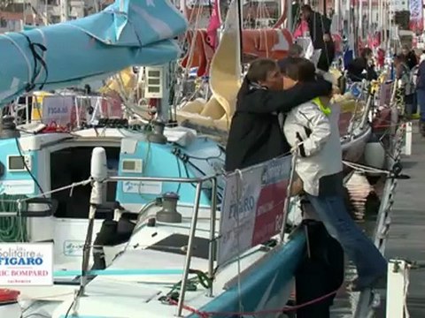 La Solitaire: départ de la dernière étape St Gilles Croix de Vie - Cherbourg 08/07/2012