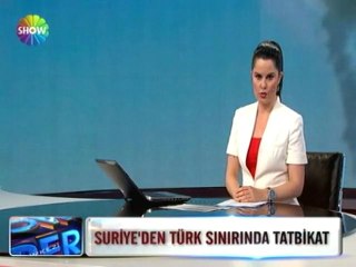 Suriye' den Türk sınırında tatbikat - 08 temmuz 2012
