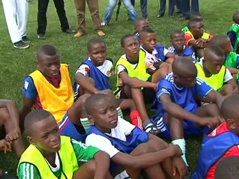 Inauguration du centre de formation de la fondation de Samuel Eto'o