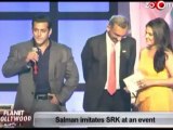 Salman Khan imitates Shahrukh Khan at an event