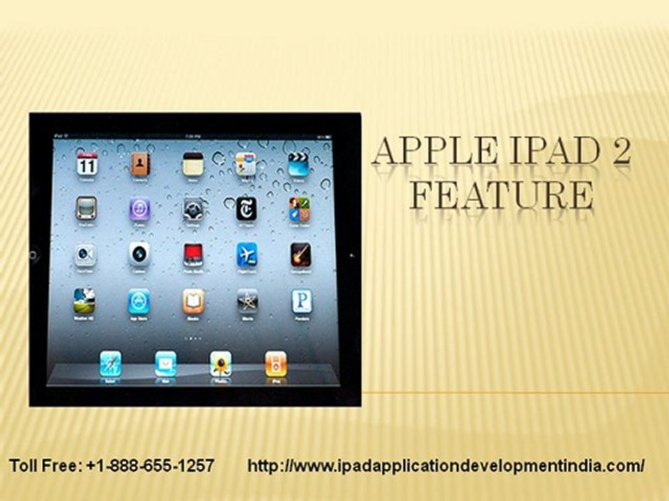 Apple iPad 2 Features