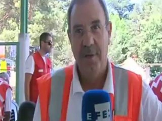 La marcha de mineros, a las puertas de Madrid