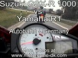 Suzuki GSXR 1000 vs. Yamaha R1