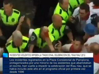 Incidentes violentos impiden la tradicional celebración del 'Riau riau' 2012