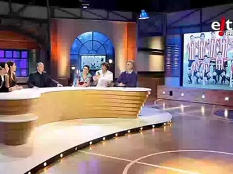 García Macua, Presidente del Athletic, visita el plató de Uyyyyy!