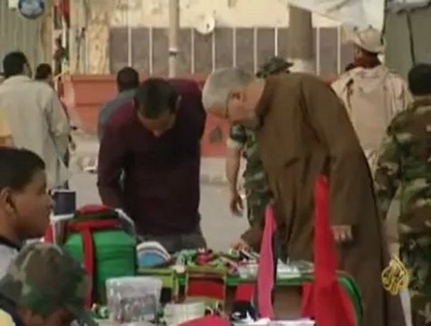 ساحة التحرير في بنغازي مقر اعتصام متواصل