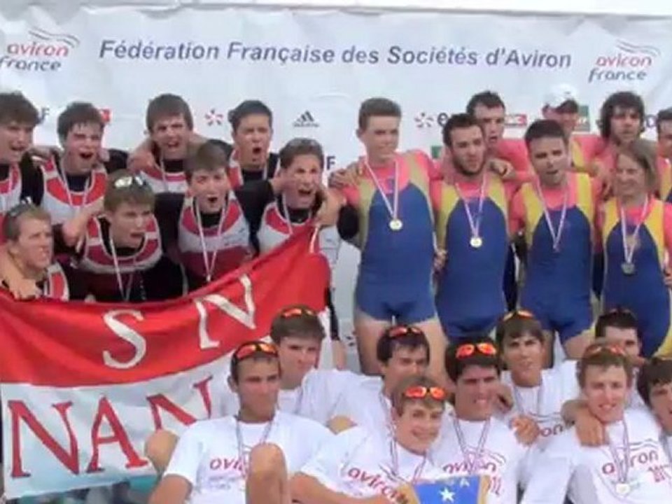 Championnat de France Junior 2012 - Finales A HJ4x et HJ8+