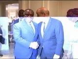 Rencontre du Président gabonais avec le Ministre français de la défense, Jean-Yves Le Drian