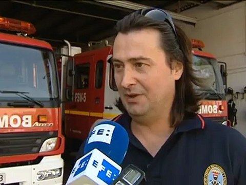 Sirenas de bomberos en toda Andalucía protestan por recortes del sector