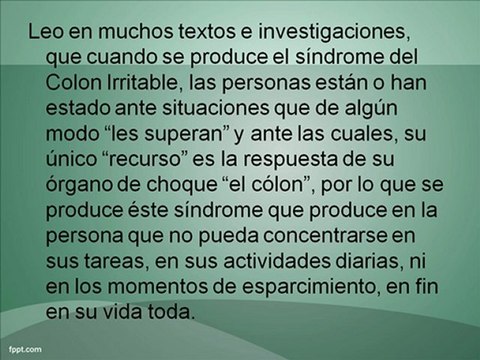 Cólon Irritable - Tratamiento del Colon Irritable
