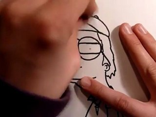 5th drawing CometMatti (Simpsons-style)