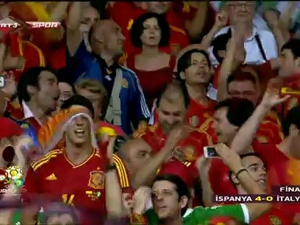 İSPANYA 4 - 0 İTALYA Maç Özeti TRT Euro 2012 Final 1 Temmuz 2012