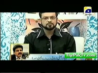 Main Wapis Kyun Aya Amir Liyaqt on Geo TV - Part 1/2