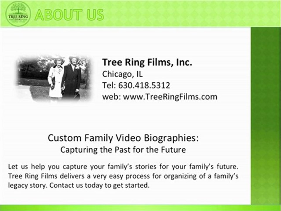 Leave An Excellent Legacy For Future Generations With A Video Family History