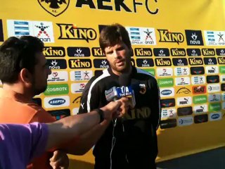 Δηλώσεις Κωνσταντόπουλου στην "πρώτη" της ΑΕΚ