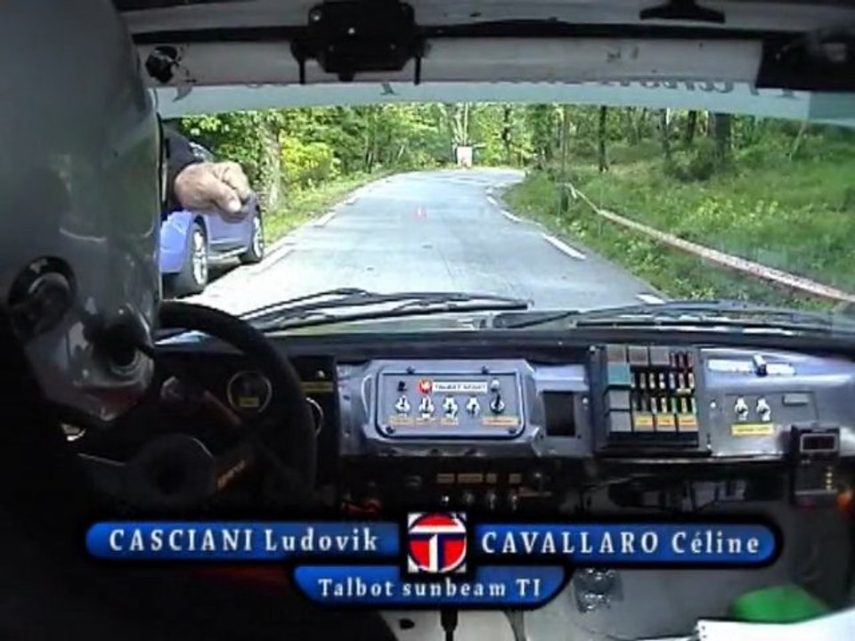 Rallye du Plan de la Tour 2012 ES1 La Moure Casciani Ludo Talbot Sunbeam Ti