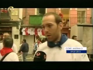 Tercer encierro de los San Fermines deja 7 heridos