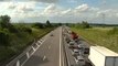 Marne : accident mortel sur l'A26, un mort et cinq blessés dont un grave