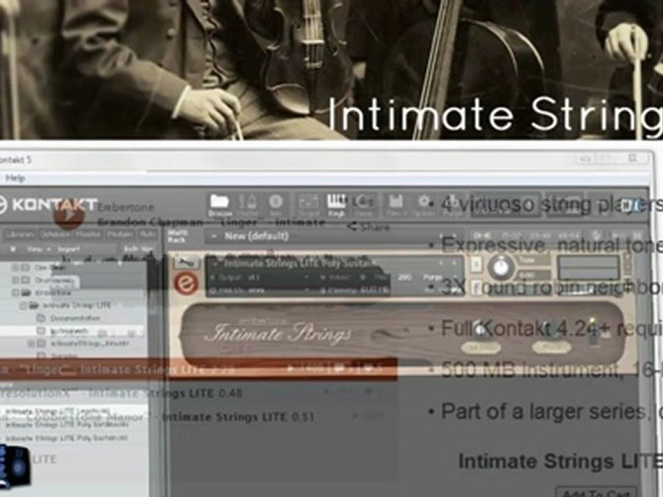 Embertone Intimate Strings LITE review