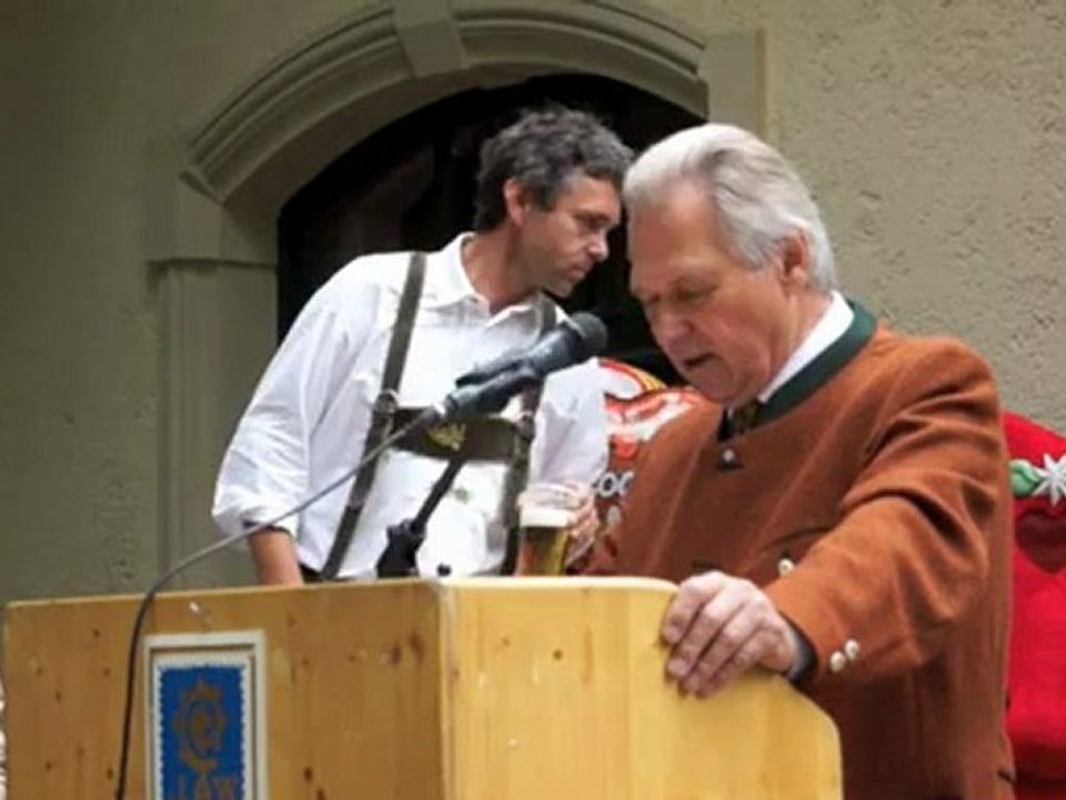 Hermann Memmel über Edmund Radlinger @ Augustiner Keller, Geburtstagsfeiern Teil 2