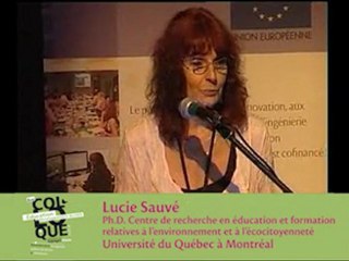 Colloque 2012 : Conférence - Éduquer, enseigner, sensibiliser à l'EE, à l'EDD, au DD : de quoi parle t'on?