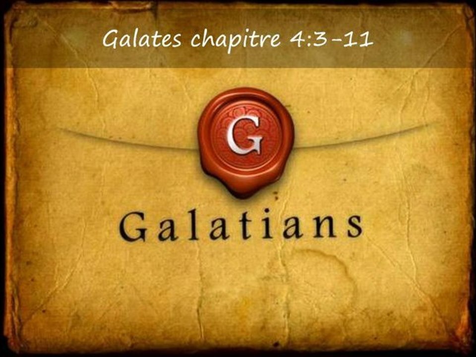 Epître aux Galates dans la pensée Hébraïque