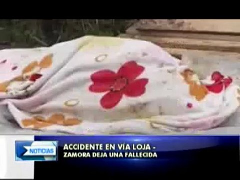 Fatal accidente en la vía Loja - Zamora dejó un muerto y 2 heridos