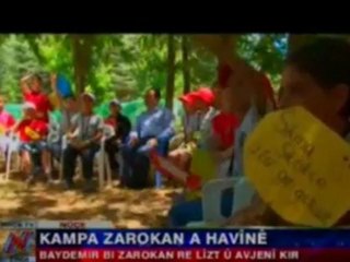 Ji bo Zarokan du park hatin çêkirin û Zarokan birin kampa havînê. O.Baydemîr jî bû mêvanê wan