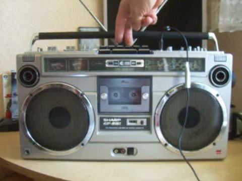 Sharp GF 9191 Ghettoblaster Boombox top Zustand general überholt