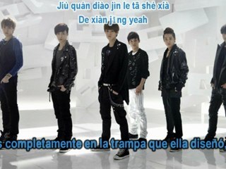 EXO-M - Machine [Sub Español + Romantización] Lyrics Color Code.
