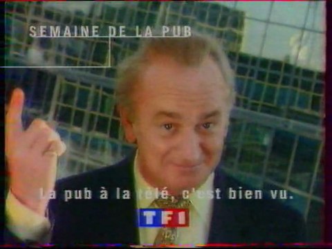 TF1 Octobre 1996 3 Series de jingles pub Semaine de la pub