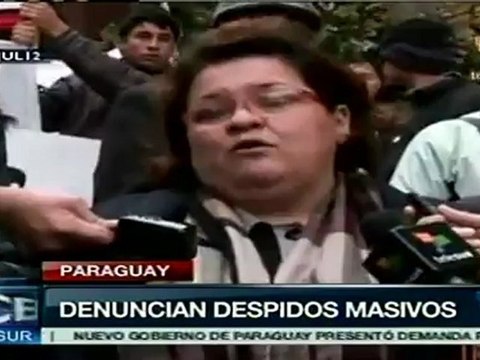 Trabajadores paraguayos denuncian persecución política
