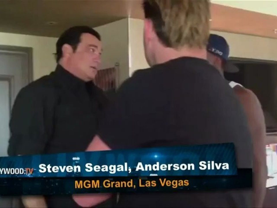 Exclusivo: Steven Seagal entrena a Anderson Silva en UFC 148 HOY!