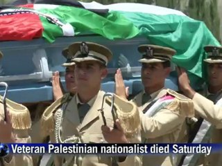 Funeral held for Palestinian nationalist veteran al-Hassan