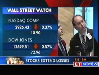 Wall Street opens lower as stocks extend losses