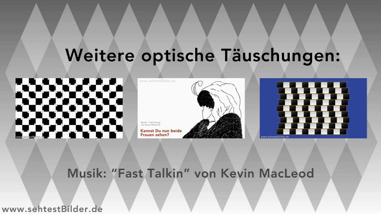 Optische Täuschung: Rauten gleich hell?