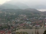 Vue panoramique de la vue de Sapa depuis la montagne Ham Rong http://www.vietnam-unique.com/