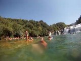 gopro hd underwater - krka waterfalls croatia