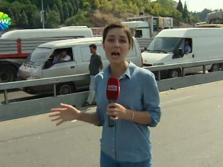 FSM köprüsünde futbol maçı - 09 temmuz 2012