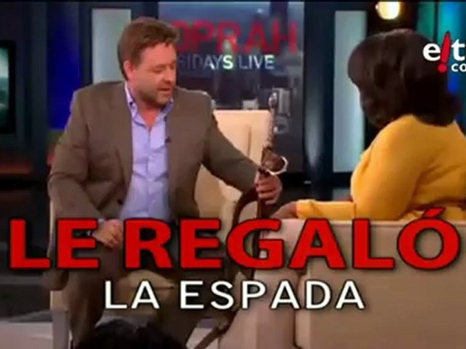 La espada de Russel Crowe