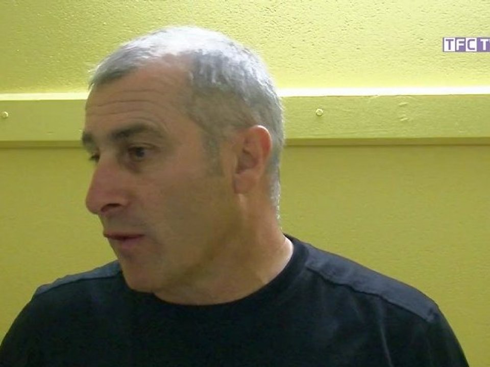 La réaction d'Alain CASANOVA après le match TFC-LUZENAC (partie 2)