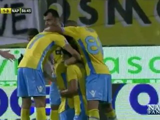 Manchester City- Napoli 1-1 Goal Cavani