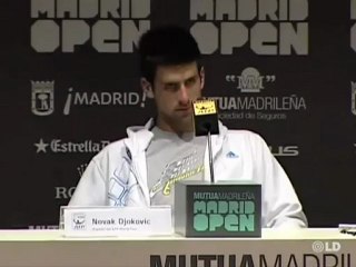 Novak Djokovic sin palabras por su derrota ante Nadal